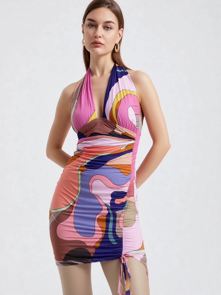 Multi Pink Dress (Only Small)