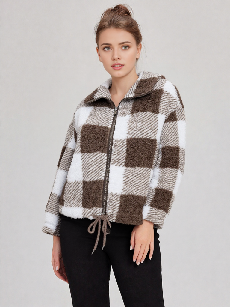 Brown And White Jacket