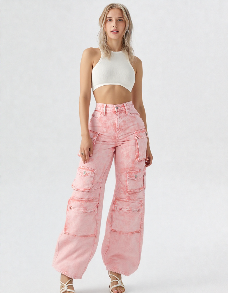 Pink Jean Joggers (Only Size 3)