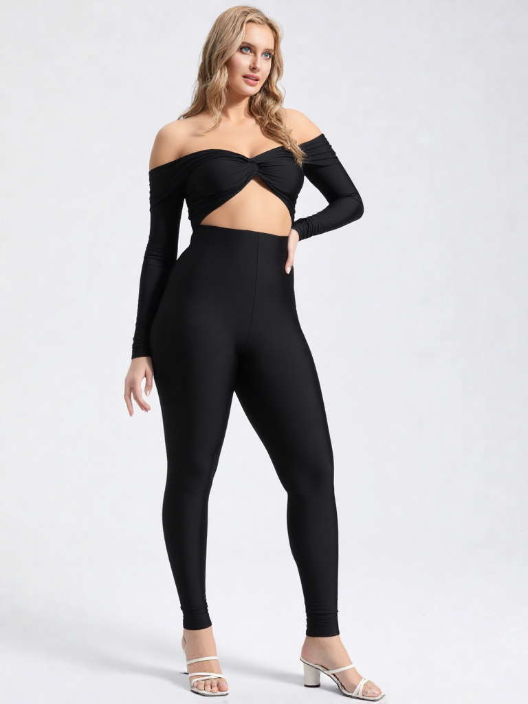 Black Long Sleeve Jumpsuit (Only Small)