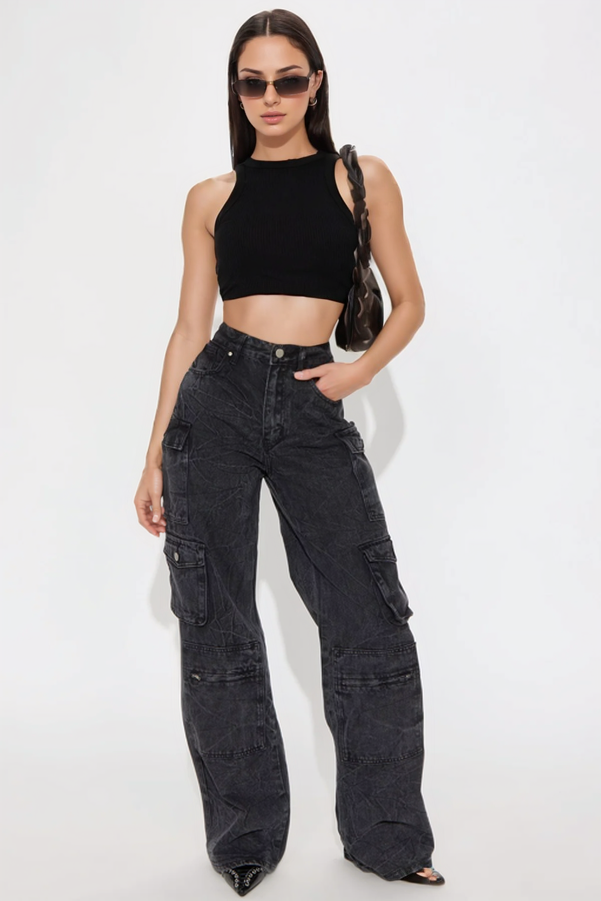 Black Jean Joggers (Only Size 3)